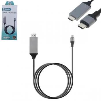 Cabo HDMI para USB-C 2 Metros 4K Sem Filtro e Sem Malha CB-TPCHD-2M Shinka