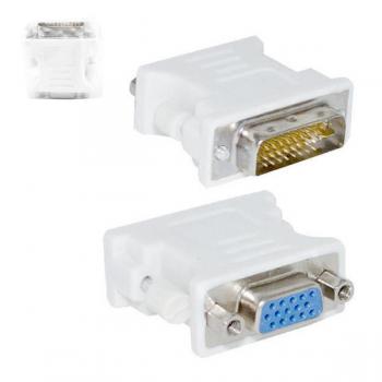 Adaptador DVI I Dual Link 24+5 Macho x VGA Fêmea