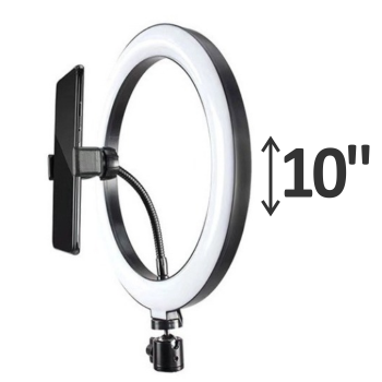 Ring Light para Iluminação 10 Polegadas RL-001-10 Hoopson