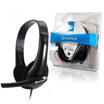Fone de Ouvido Headset Microfone F-046 Hoopson