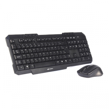 Kit Teclado e Mouse sem fio USB KW10BK C3Plus
