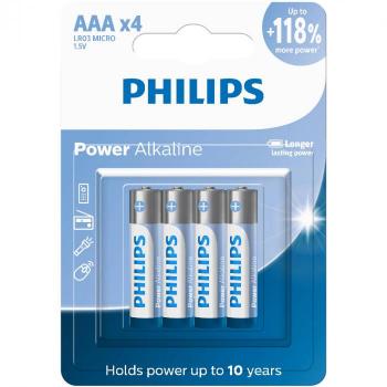 Pilhas Alcalinas AAA C/4 LR03P4B/59