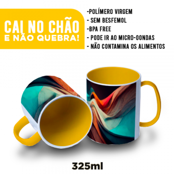 Caneca de Polímero Personalizada 325ml