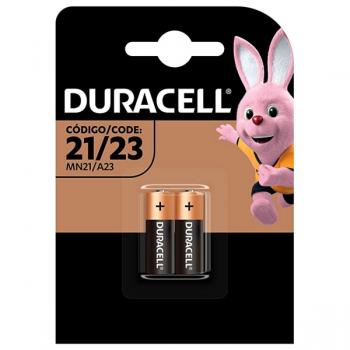 Bateria Alcalina 12v A23 com 2 Pilhas MN21/A23 Duracell