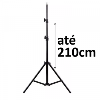 Tripe Metálico para Ring Light Ajustável 210cm TP-001-R Hoopson