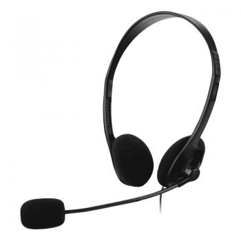 Fone de Ouvido Headset com Microfone F-024 Preto Hoopson
