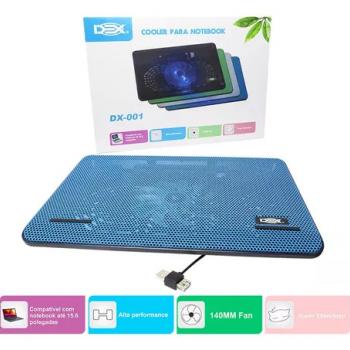 Suporte para Notebook com Cooler 140mm até 15.6” Cores Sortidas Dx-001 Dex