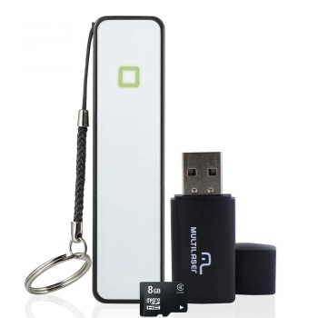 Kit Smartphone Power Bank + PD + C MEM CL4 8GB Multilaser
