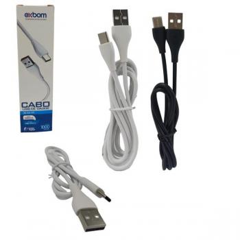 Cabo USB para USB-C 1 Metro 2.4a CBX-U2C14TC Exbom