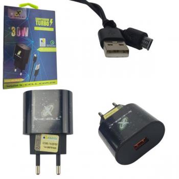 Carregador USB para V8 30w 4.0 Cabo de 1m XC-UR42 X-Cell