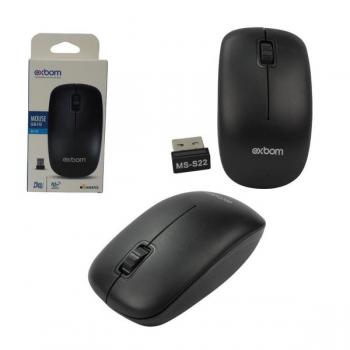 Mouse sem Fio Wireless MS-S22 Exbom