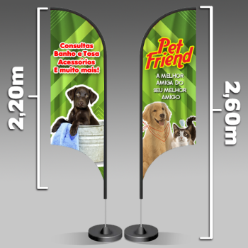 Wind Banner Vela 260x70cm