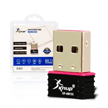 Adaptador Wireless USB 2.0 Anatel 150mbps KPAW155 Knup