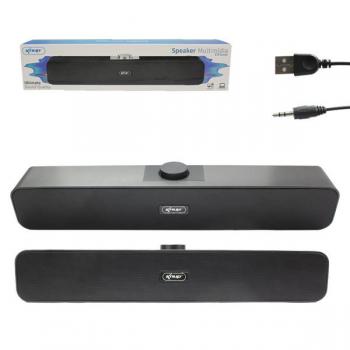 Caixa de Som Mini Soundbar 6w USB 2.0 KP-RO801 Knup