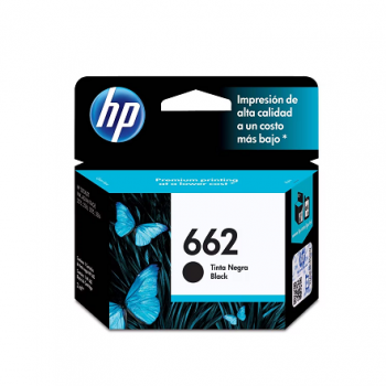 Cartucho de Tinta HP CZ103AB (662) Preto
