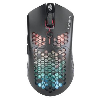 Mouse Gamer Programável RGB EG111/KEPPNI-V2 Ultra Leve Evolut Pro