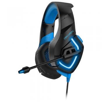 Headset Gamer Draxen DN100 Preto e Azul(DN100/BK-BL)
