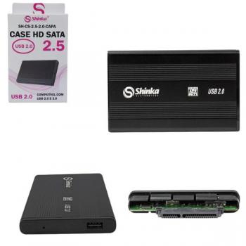 Case Externa 2.5 HD SATA USB 2.0 SH-CS-2.5-2.0 Shinka