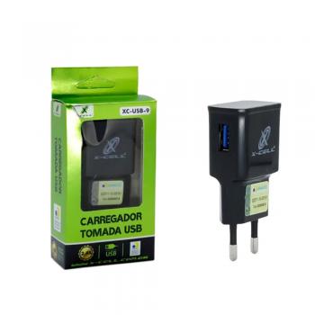 Carregador de Tomada 1 Saida USB 2.4a Anatel XC-USB-9 X-Cell