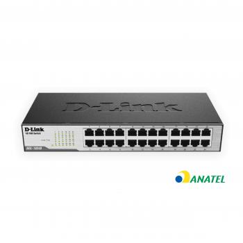 Switch 24 Portas 10/100 L2 Não Gerenciável DES-1024D D-Link