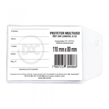 Protetor de Documentos 110x80mm DAC