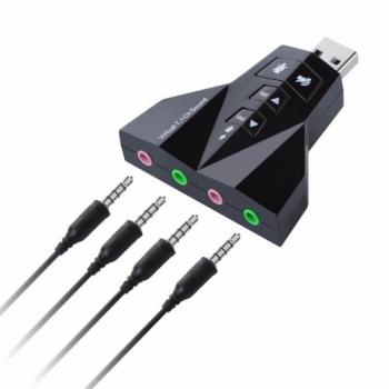 Adaptador De Som 7.1 Virtual Aviao