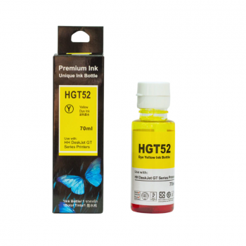 Refil Tinta Compatível HP GT52 Amarelo 100ml X