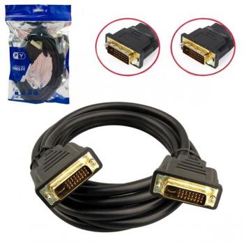 Cabo DVI 1.80 Metros com Saida para DVI com Filtro DVI-D Dual Link