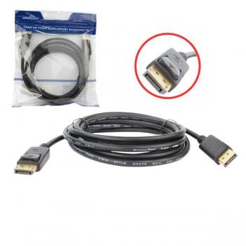 Cabo DisplayPort Macho Blindado 3 Metros D-DP01 Grasep