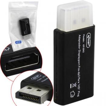 Conversor DisplayPort Macho 1.1 para HDMI Femea KP-5043 Knup