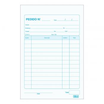Bloco Talão de Pedido Pequeno 234796 50x1 Tilibra