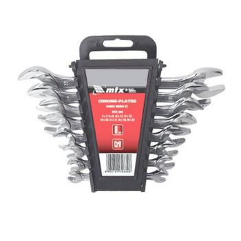 CHAVE FIXAS 6 X 22MM JOGO 8 PEÇAS CRV CROMO FOSCO - MTX