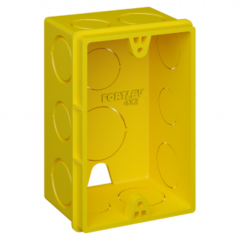 CAIXA DE LUZ REFORÇADA 4X2 - FORTLEV - C7