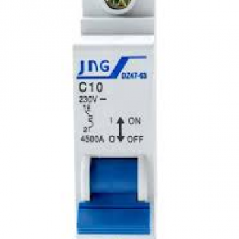 DISJUNTOR DIN UNIPOLAR 010A CURVA C - H4