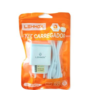 CARREGADOR LEHMOX IOS SAQUINHO