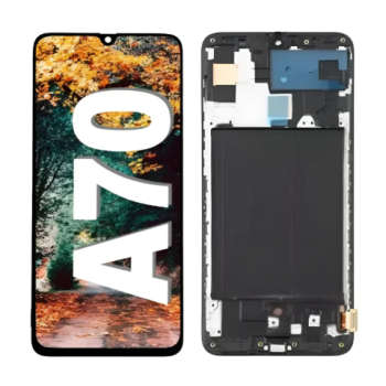 TELA SAMSUNG A70 INCELL COM ARO