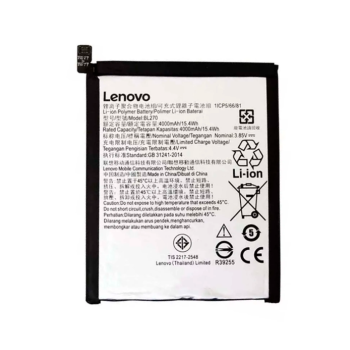 BATERIA MOTOROLA G6 PLAY / E5 / LEVONO K6 PLUS BL270