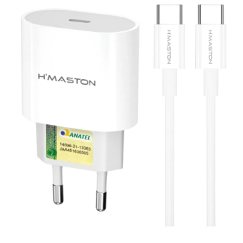 CARREGADOR  H'MASTON TIPO C PARA TIPO C USB-C 30W CB-23