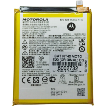 BATERIA MOTOROLA E20 NT40 CHINA