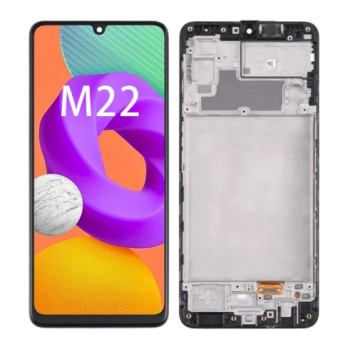 TELA SAMSUNG M22 INCELL COM  ARO