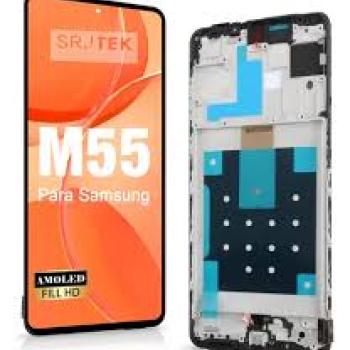TELA SAMSUNG M55 INCELL COM ARO