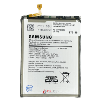 BATERIA SAMSUNG A02 / A12 / A21S / A13 4G / M13 EB-BA217ABY NACIONAL