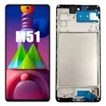 TELA SAMSUNG M51 INCELL COM ARO