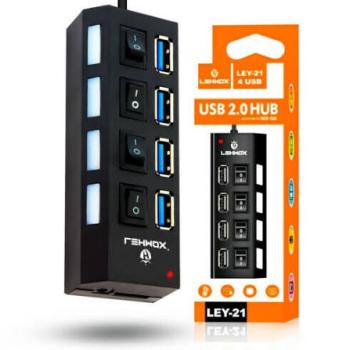 HUB USB 2.0 LEY-21