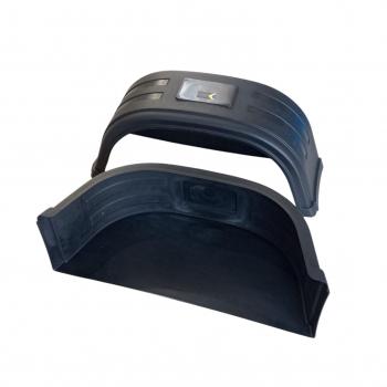 PARALAMA PLASTICO PRETO C/2