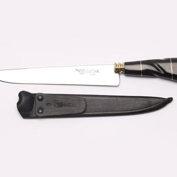 FACA ARTESANAL INOX GAUCHA CABO CHIFRE/CURVADO 2009PRT