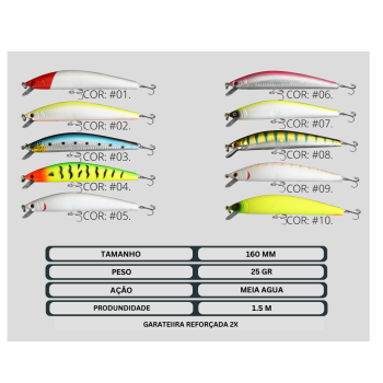 ISCA ARTEMIS MINNOW 25G 16CM