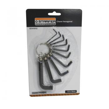 CHAVE ALLEN KIT 10PCS STARFER
