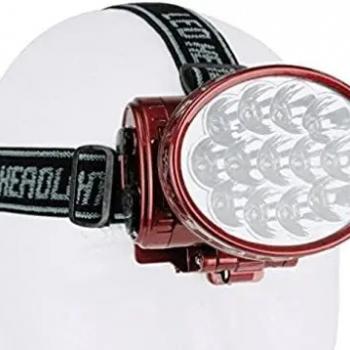 LANTERNA CABECA REC YJ-1898 13LED