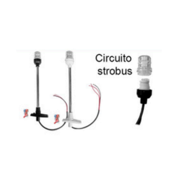 LUZ DE MASTRO LED REGULAVEL ESTROBO 40CM